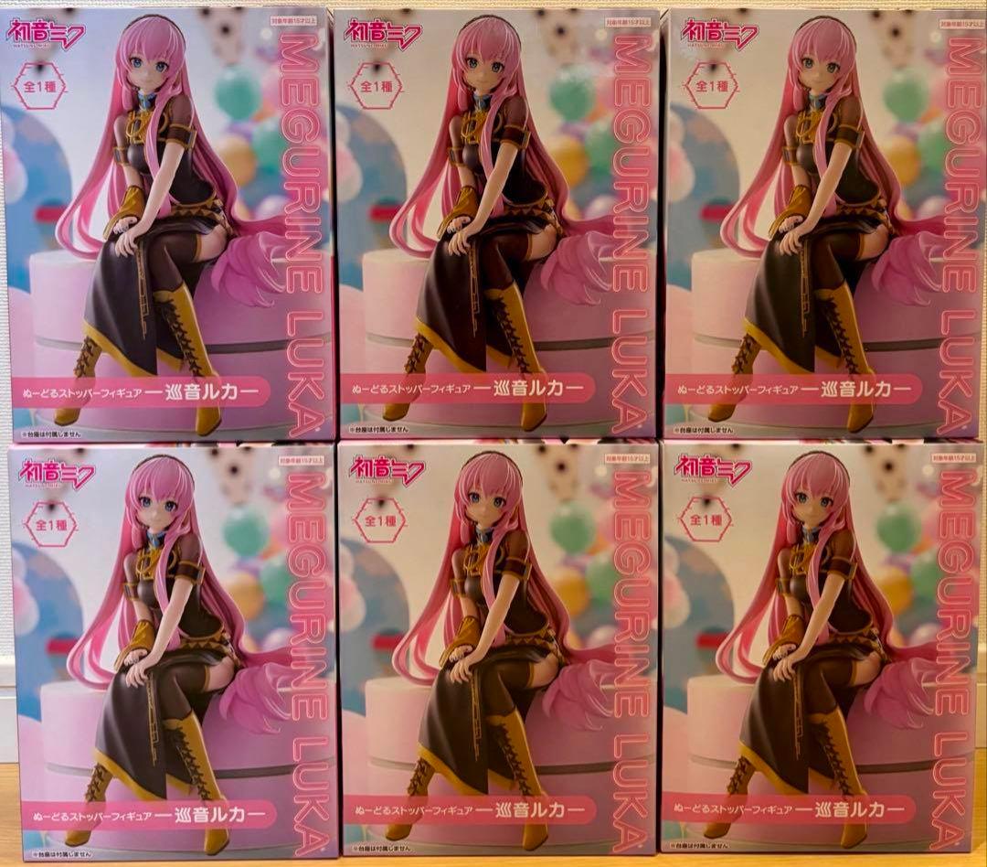初音ミク ぬーどるストッパーフィギュア 巡音ルカ　6個セット