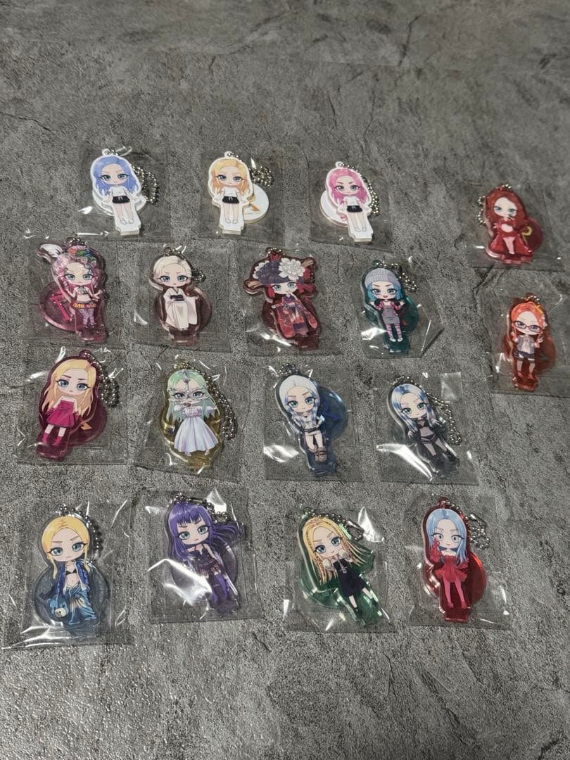 ちゃんみな　アクリルスタンド キーホルダー 17種コンプリートセット おまけ付き