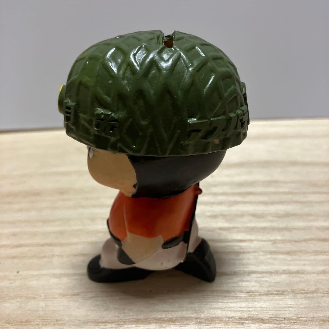 E-壁 ケロちゃんコロちゃん ソフビ貯金箱 自衛隊隊員風 フィギュア
