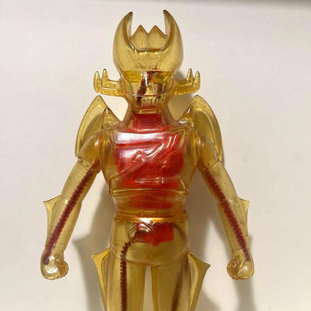 無版権 サンダーZ 透明 パチソフビ フィギュア 当時物