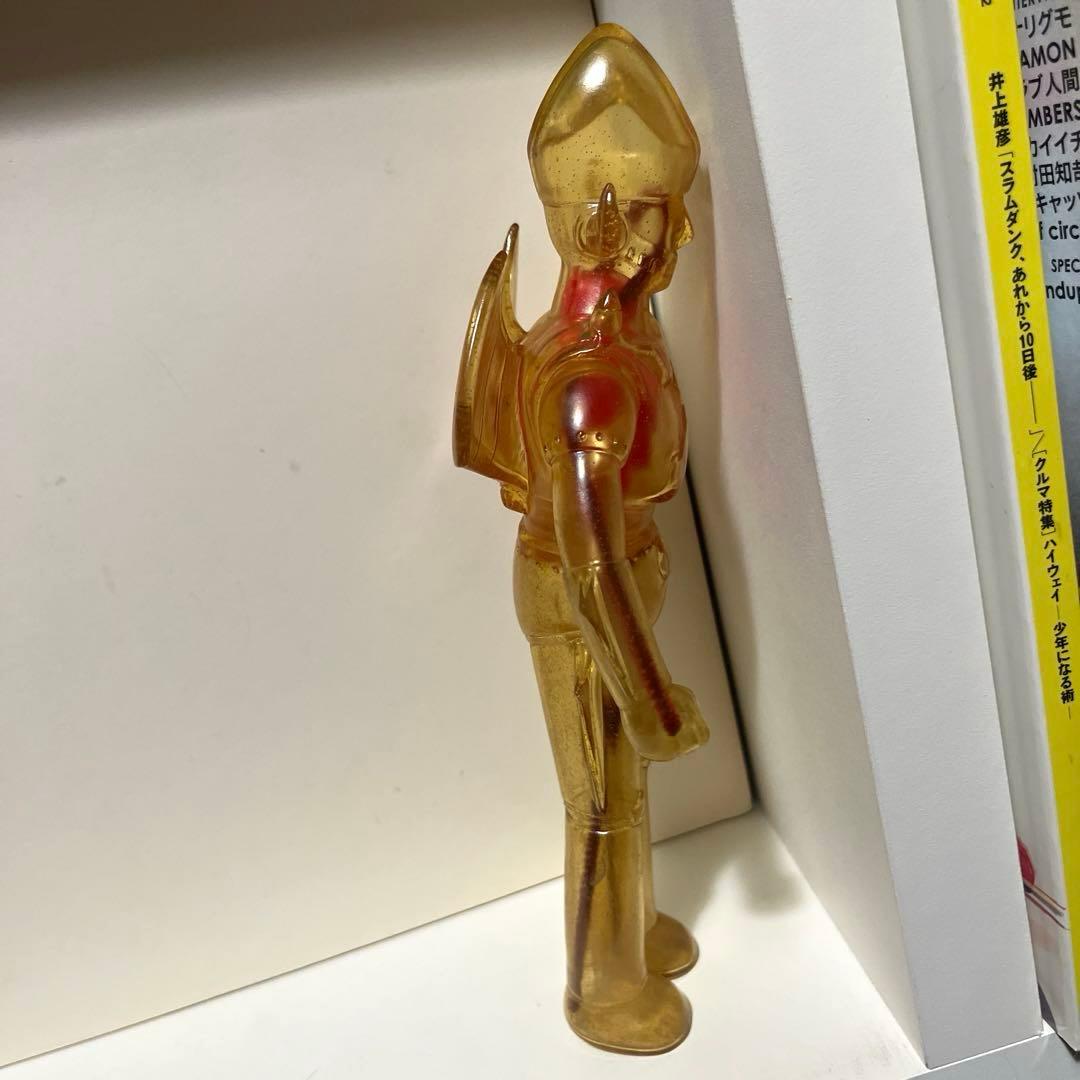 無版権 サンダーZ 透明 パチソフビ フィギュア 当時物