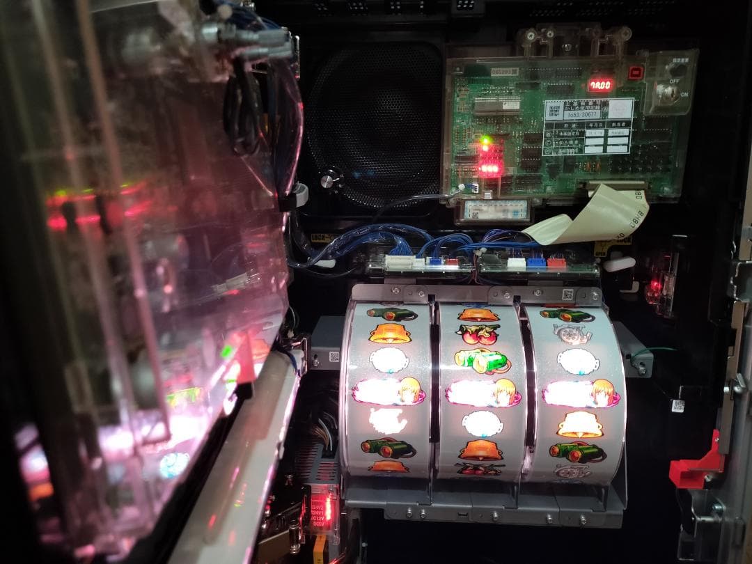 【パチスロ実機】オリンピア★ガールズ＆パンツァーG★オートプレイ付不要機付