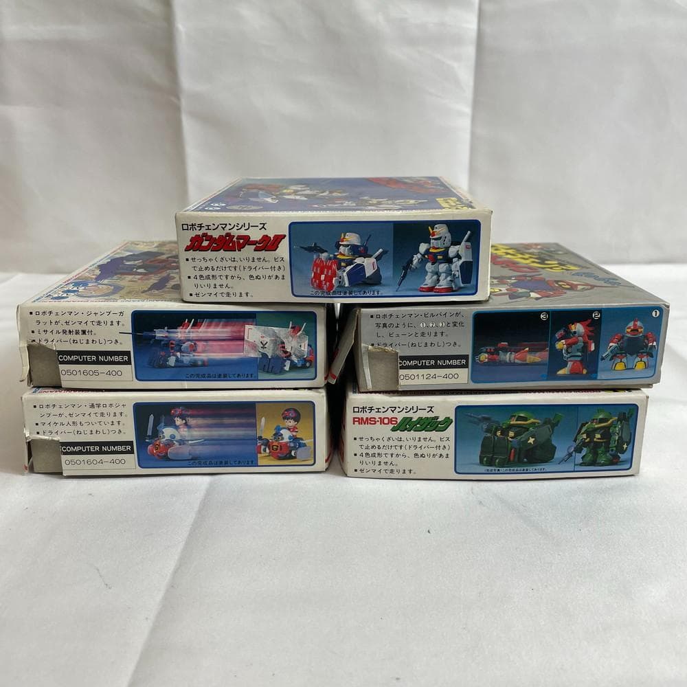 ◆ロボチェンマン 面白変形 Zガンダム プラモデル まとめ売り　08136