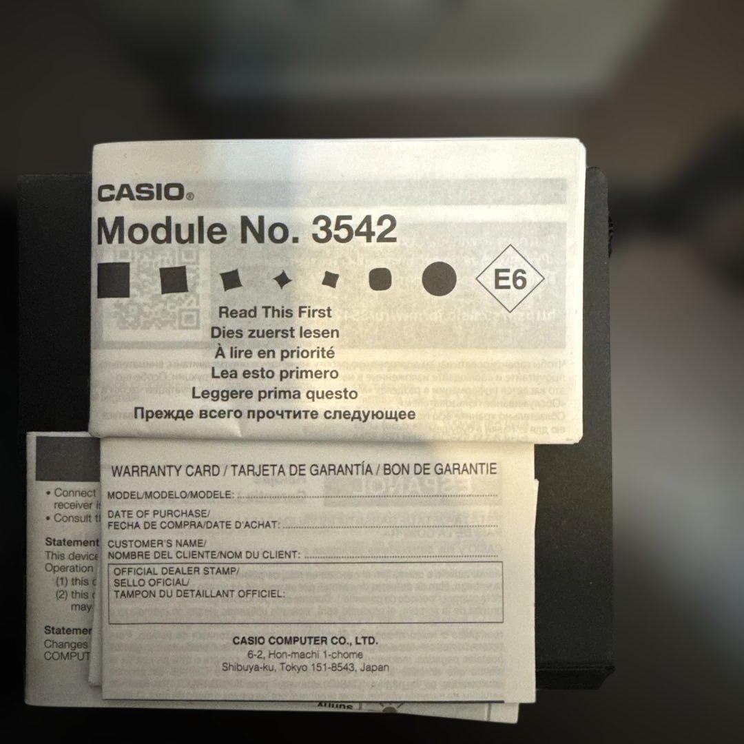 カシオ　カシオトロン　50周年記念 腕時計