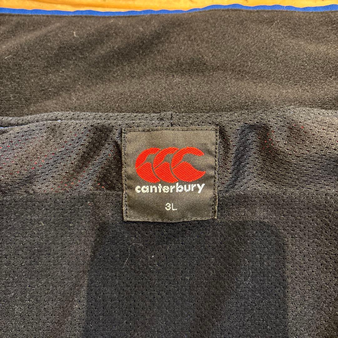 東芝ブレイブルーパス　ウォームアップジャケット　3L 青色