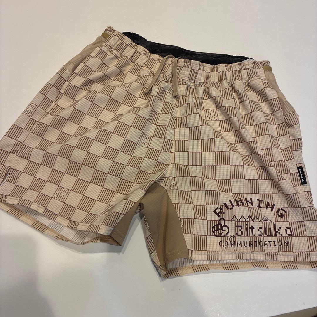 三津家貴也　MMAx3ITSUKA Checker Racing Shorts