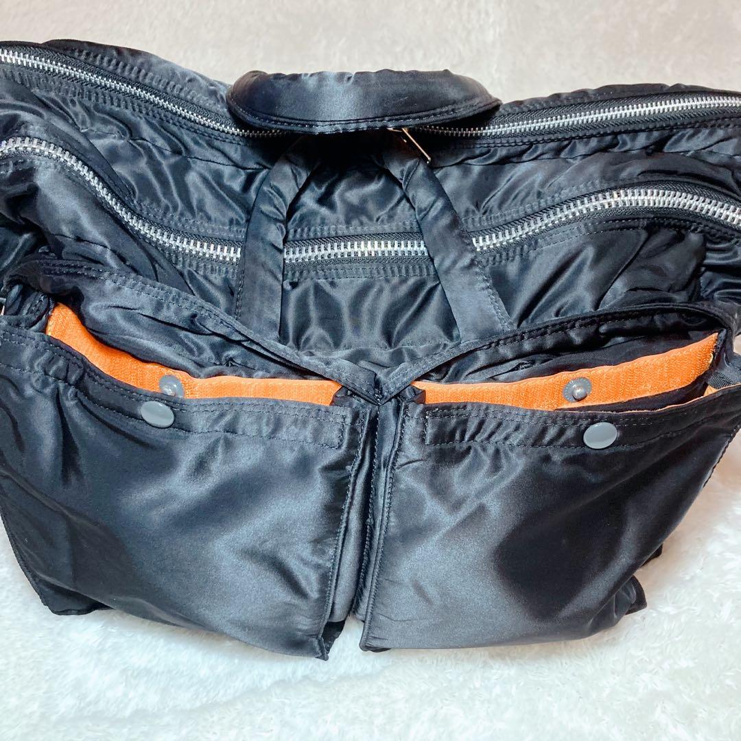 美品 PORTER TANKER 二層式 2way ショルダバッグ 大容量