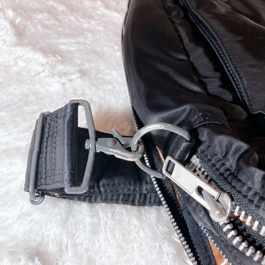 美品 PORTER TANKER 二層式 2way ショルダバッグ 大容量