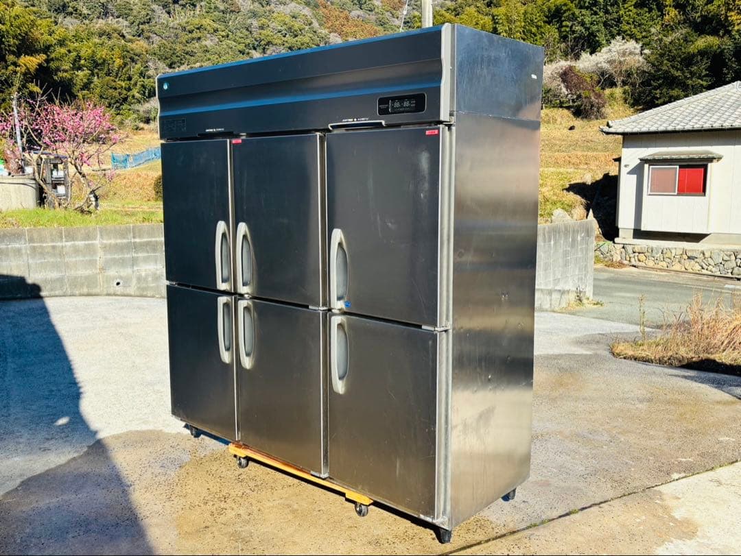 Ｍ32★ホシザキ★縦型冷凍冷蔵庫 6ドア冷凍冷蔵庫 1凍5冷 業務用 中古 厨房