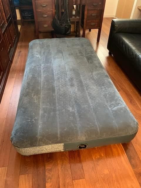 防水加工 エアーベッド シングル 約191×99×25cm