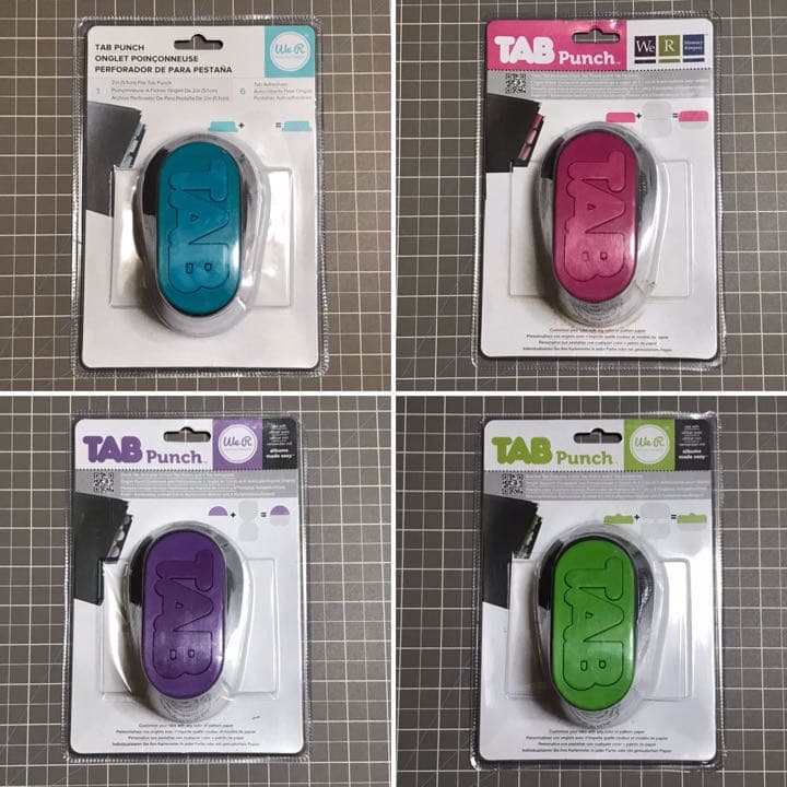 【We R Memory Keepers】タブパンチ Tab punch 4種類