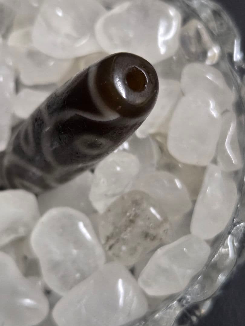 989　天珠　九眼天珠　魚鱗　龍鱗　蓮座　　dzibeads！