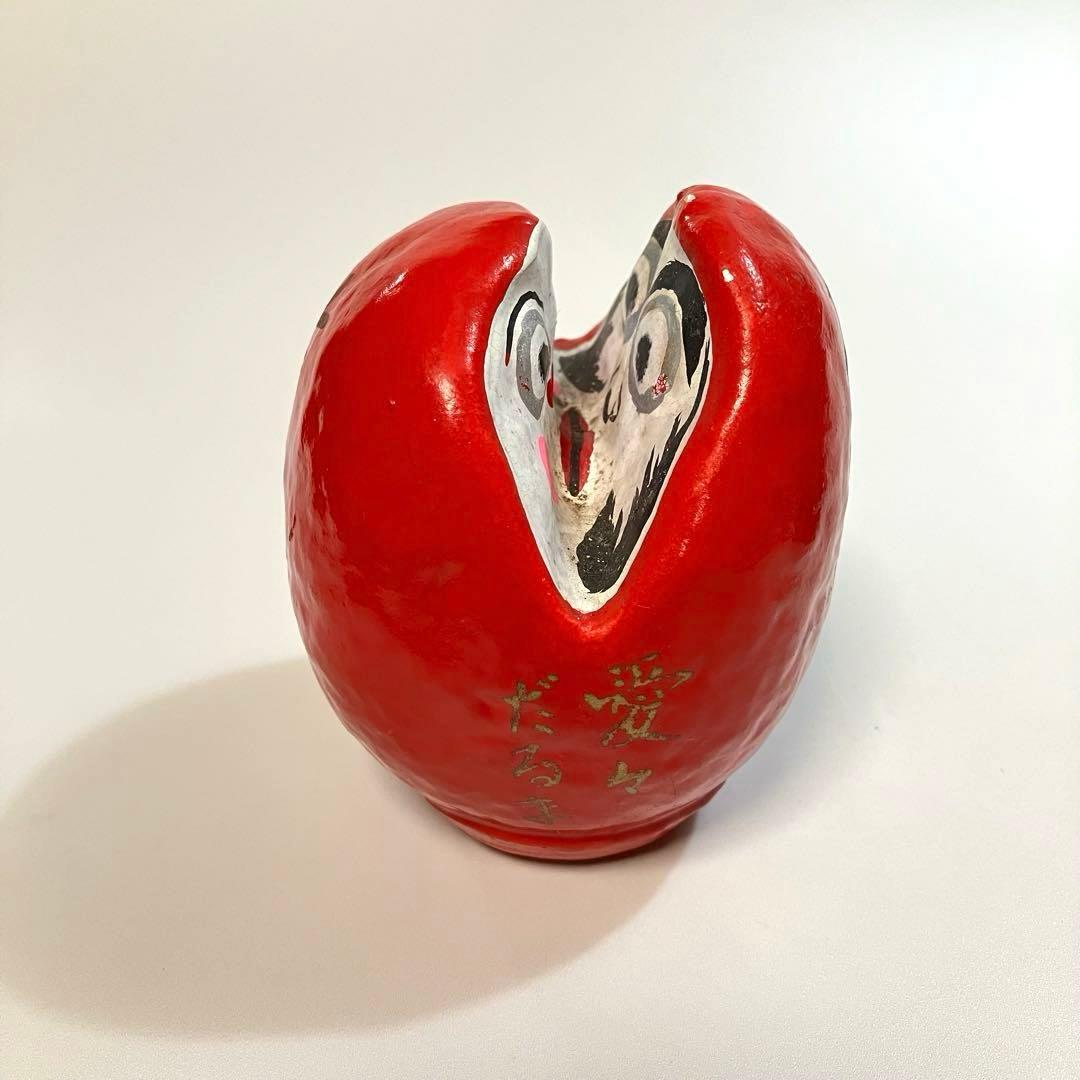 郷土玩具　珍品　長野　別所温泉　信州達磨　愛々だるま　ダルマ　民芸　縁起物　廃絶