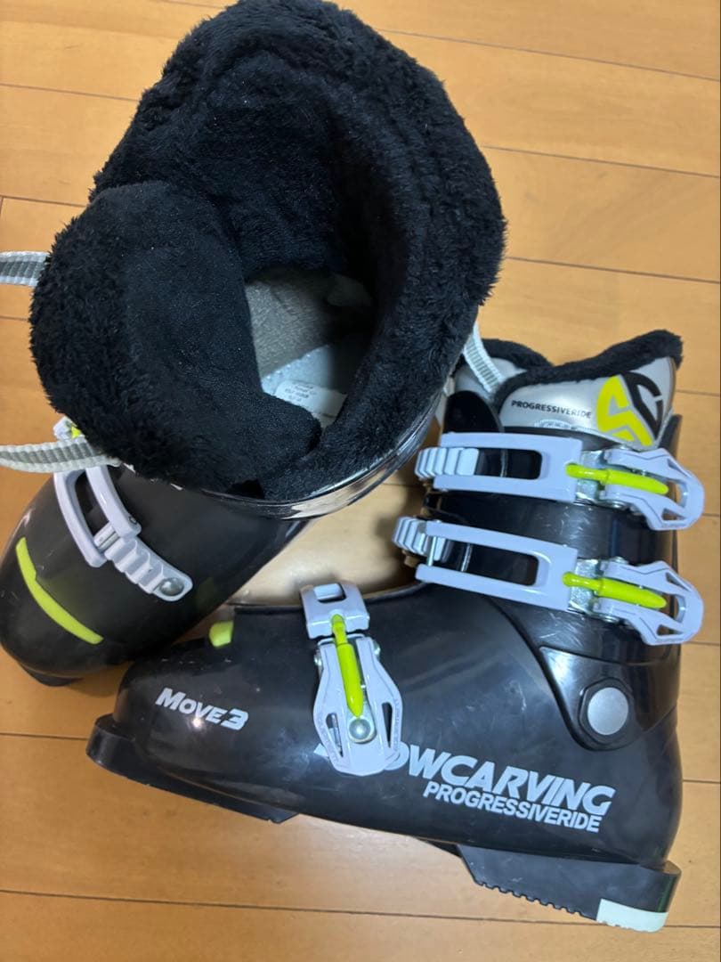 美品140cm ROSSIGNOL スキーセット　靴24or25cm