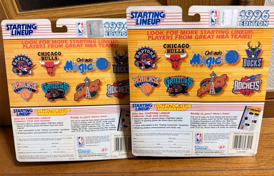 【未使用】STARTING LINEUP 1996年版 NBA50周年