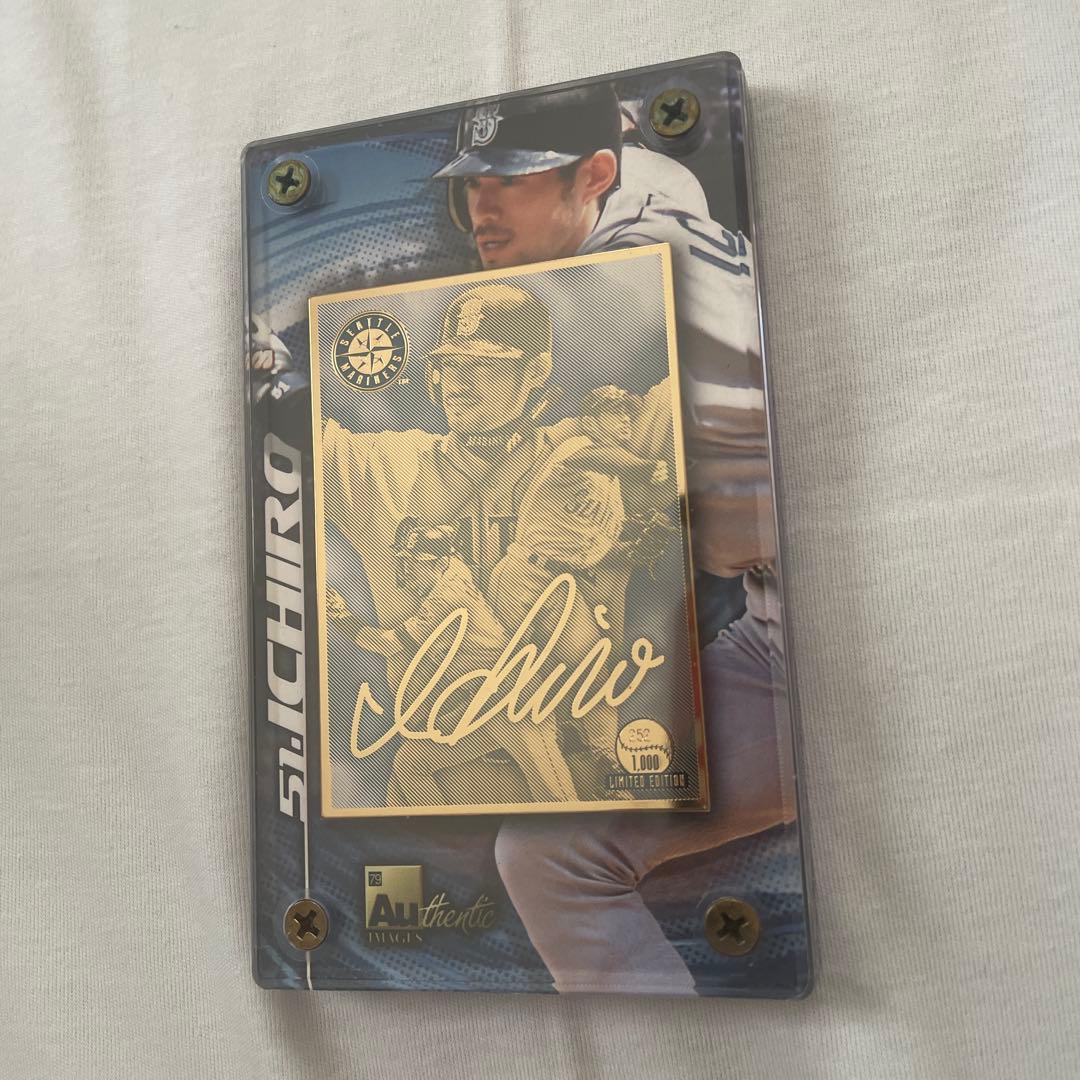 オーセンテット　イチロー　リミテッドエディションメタルカード　2001年