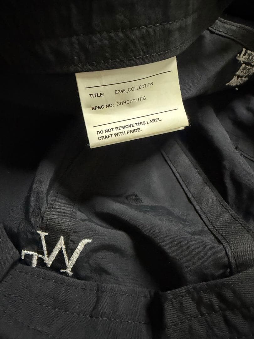 WTAPS ブラック　ナイロンキャップ