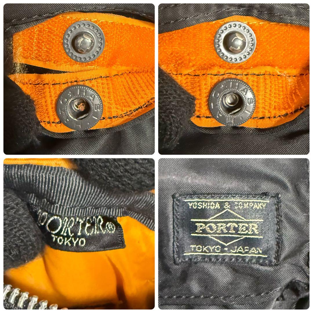PORTER ポーター　ショルダーバッグ　タンカー　ブラック　ナイロン　斜め掛け