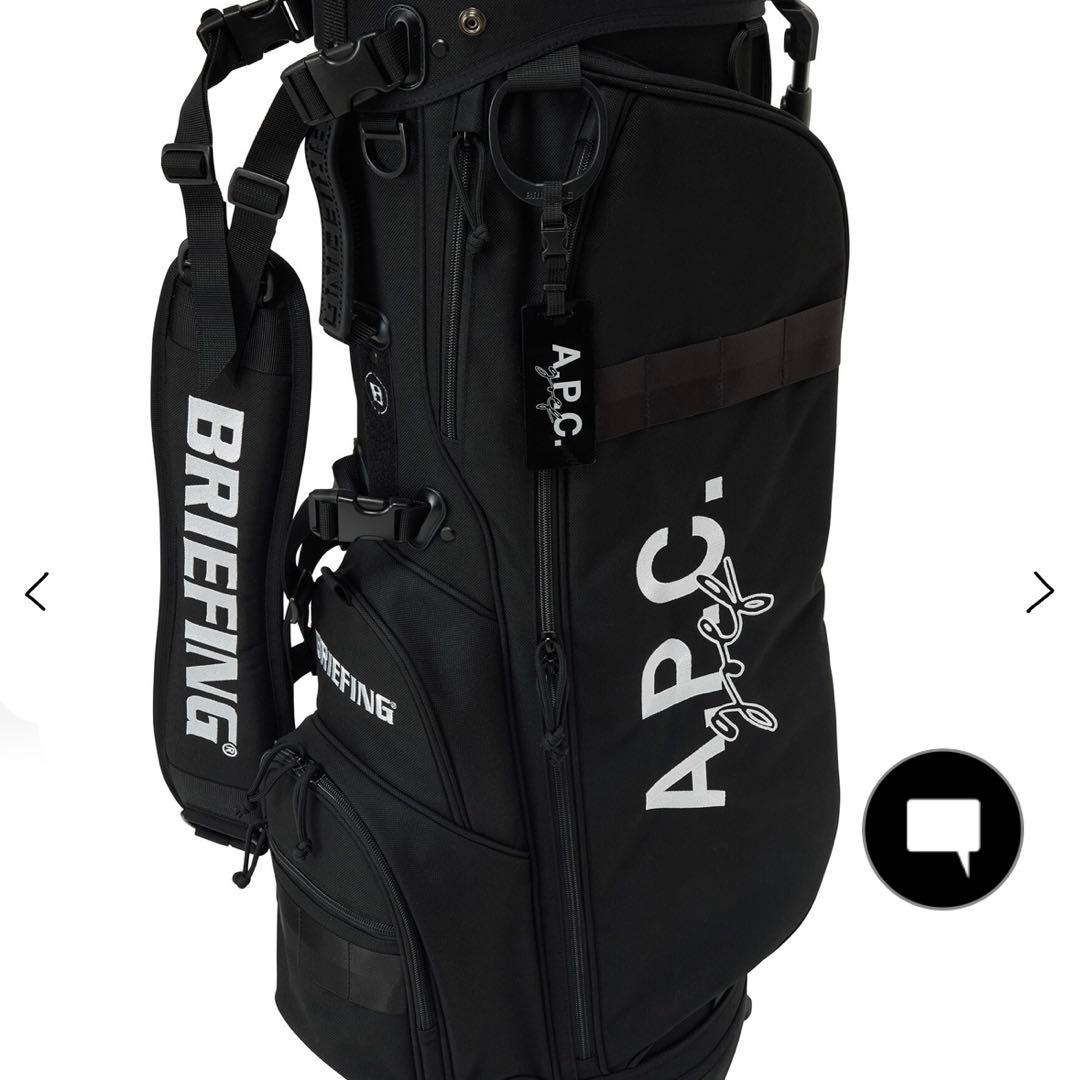 【新品未使用】A.P.C. ブリーフィング　ゴルフバッグ ブラック Fサイズ
