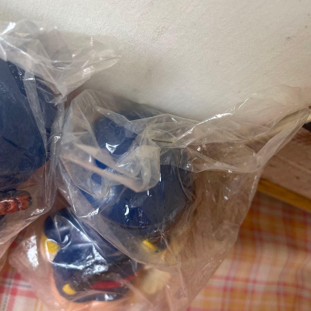 忍者ハットリくん 住友銀行 ソフビ 貯金箱　2個セット　当時物