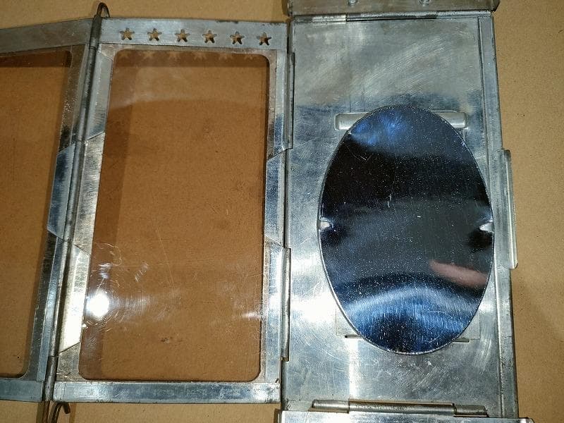 ヴィンテージ品　極美品1930年代　スイス軍フォールディングキャンドルランタン