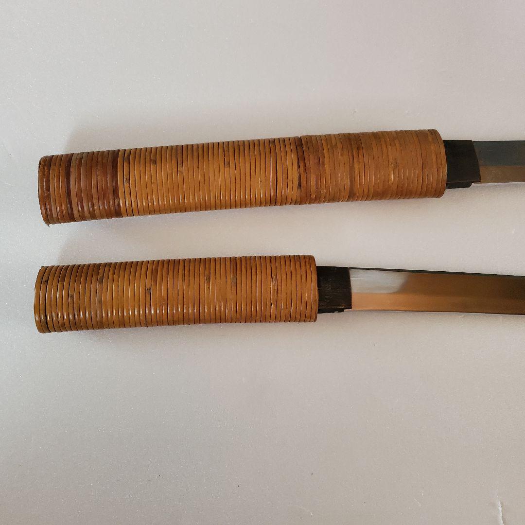 高級模造刀　竹巻鞘　日本刀　大刀一振