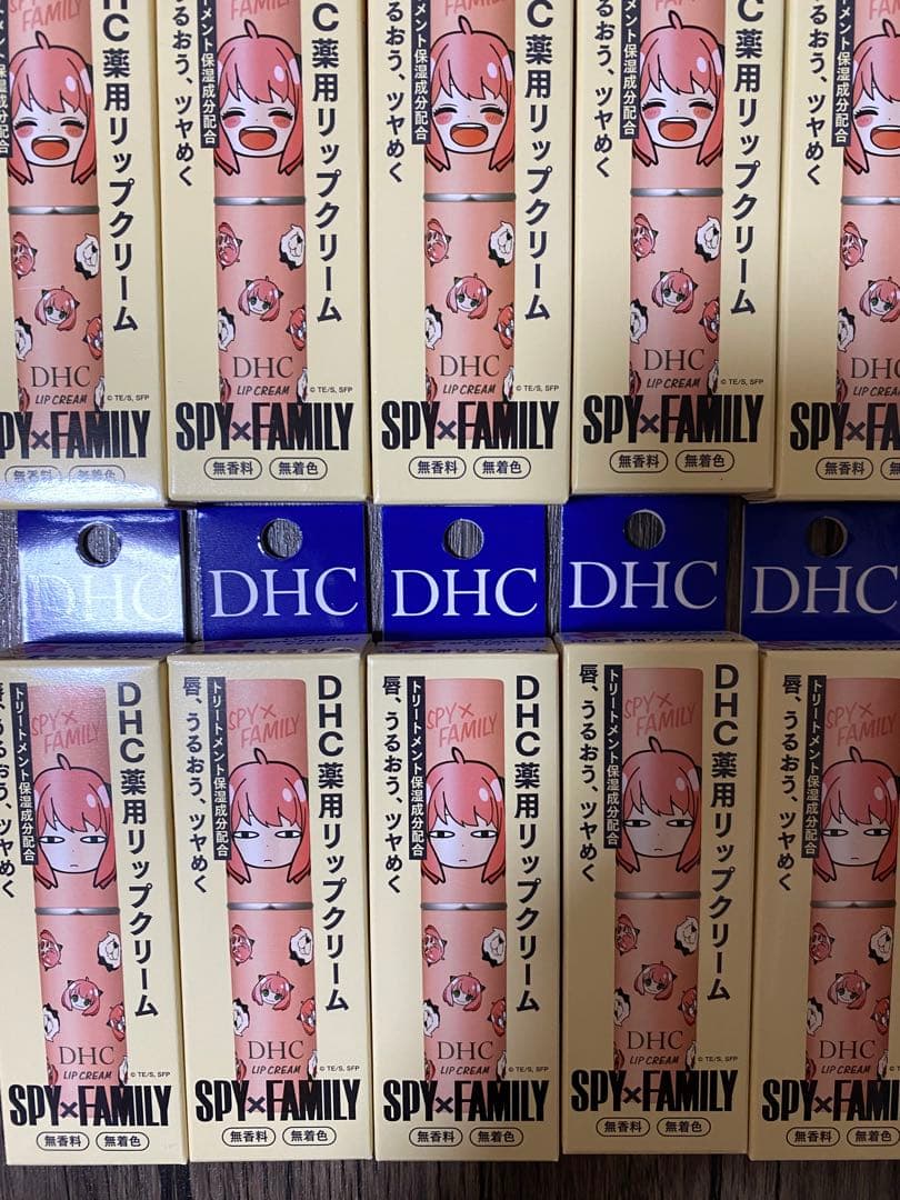 【新品】DHC薬用リップクリーム　スパイファミリー　数量限定コラボ15個セット