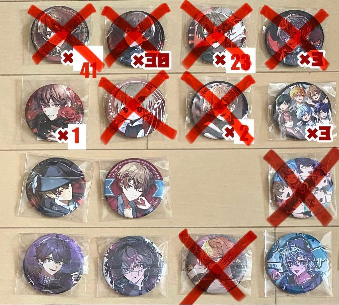 SIXFONIA シクフォニ 暇72 いるま LAN 雨乃こさめ 缶バッジ