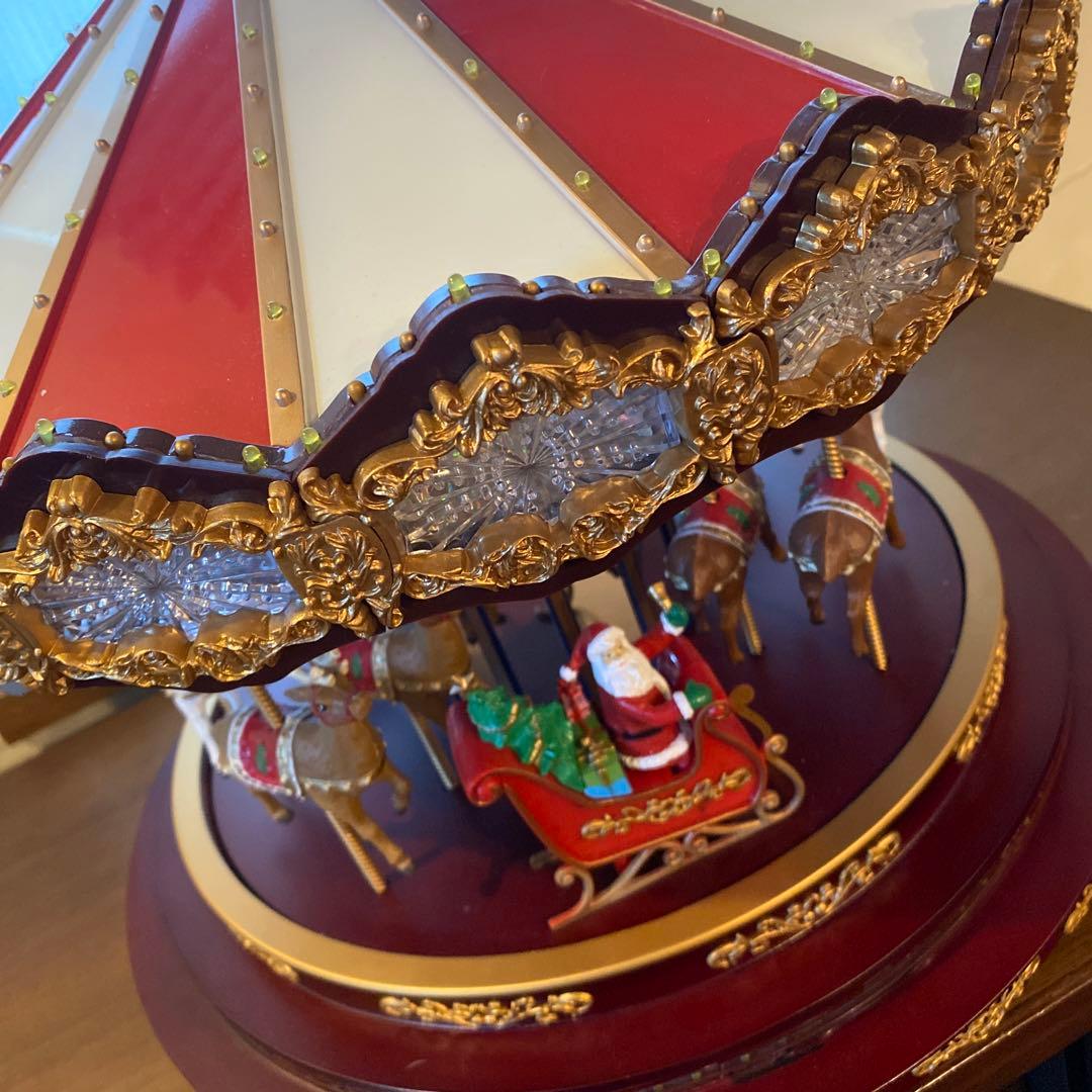 【希少】ミスタークリスマスデラックスカルーセル 　オルゴール20曲