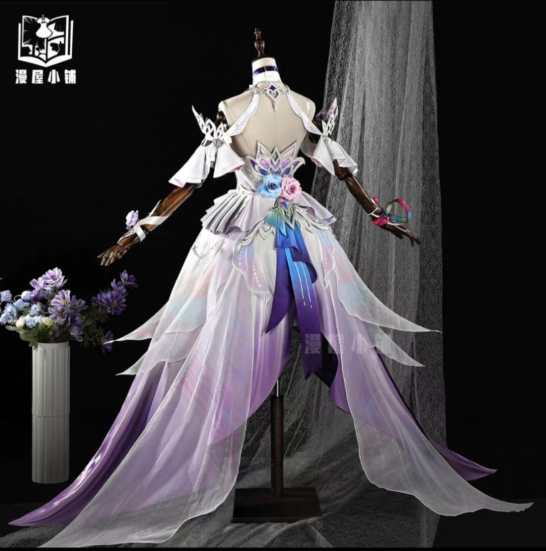 即発送　崩壊スターレイル　キュレネ　三分妄想製ウィッグ付　コスプレ衣装