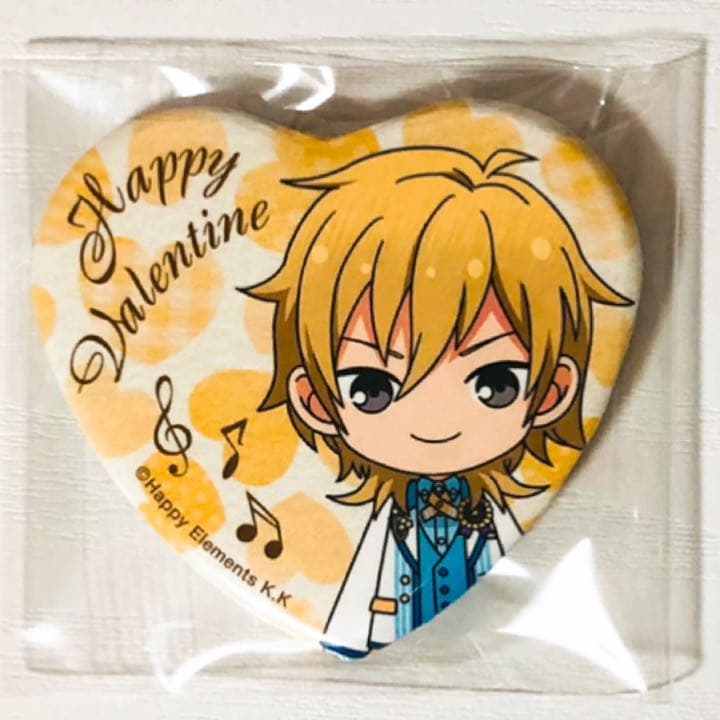 新品★あんスタ【零＆薫＆晃牙＆凛月】バレかく★特典★ハート缶バッジ★セット