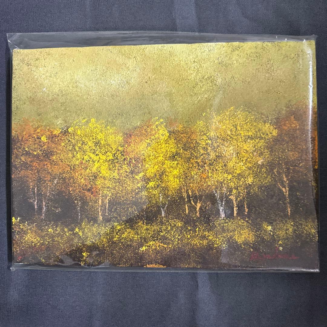 油絵　F4号　幸運絵画　プレゼントにも