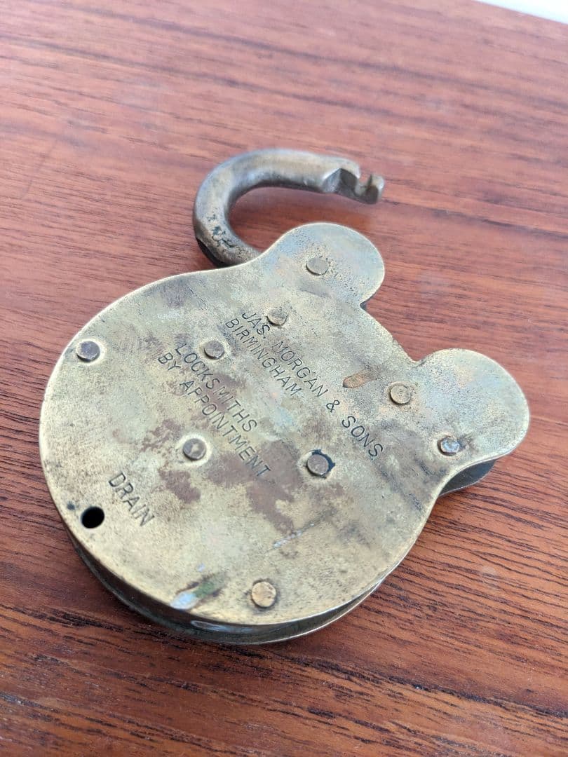 値下げ！アメリカ製　アンティーク　南京錠　ヴィンテージ