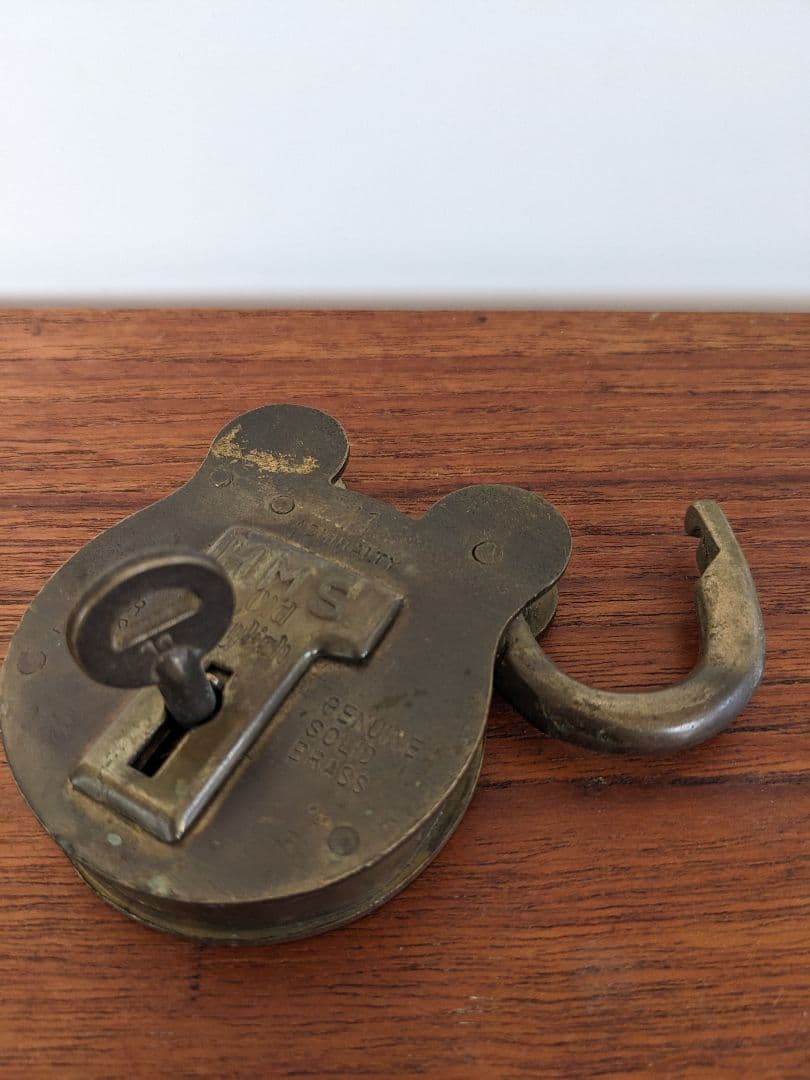 値下げ！アメリカ製　アンティーク　南京錠　ヴィンテージ