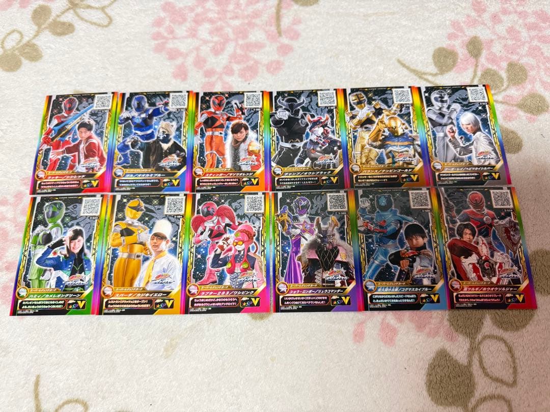【希少品】スーパー戦隊カードダス キュウレンジャー カード 全種セット 12枚