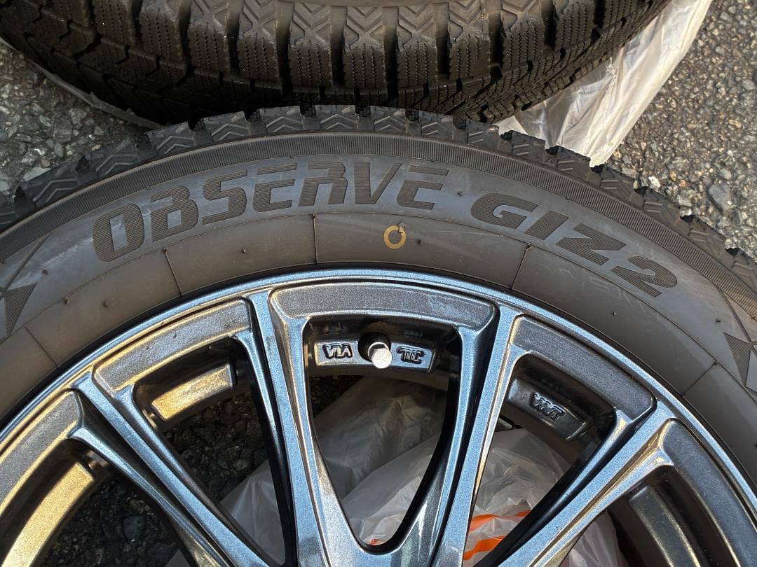 【送料込】175/65R15 スタッドレス4本セット＋アルミ WAREN