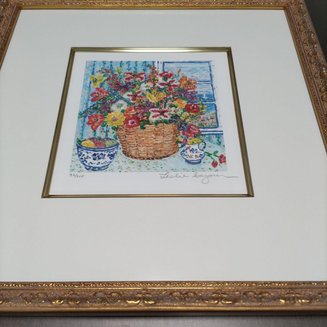 レスリー セイヤー シルクスクリーン【新品】☆ サイン・エディション有☆限定版画