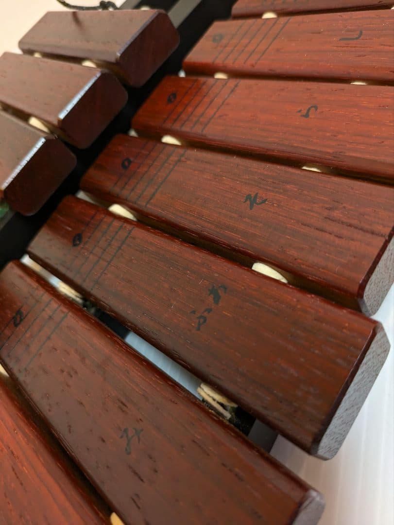 廃盤品 YAMAHA 32音 卓上木琴 TX-6 打楽器 ソフトケース付き