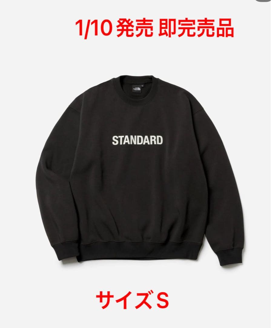 ノ*ス様 the north face standard crew 黒　s