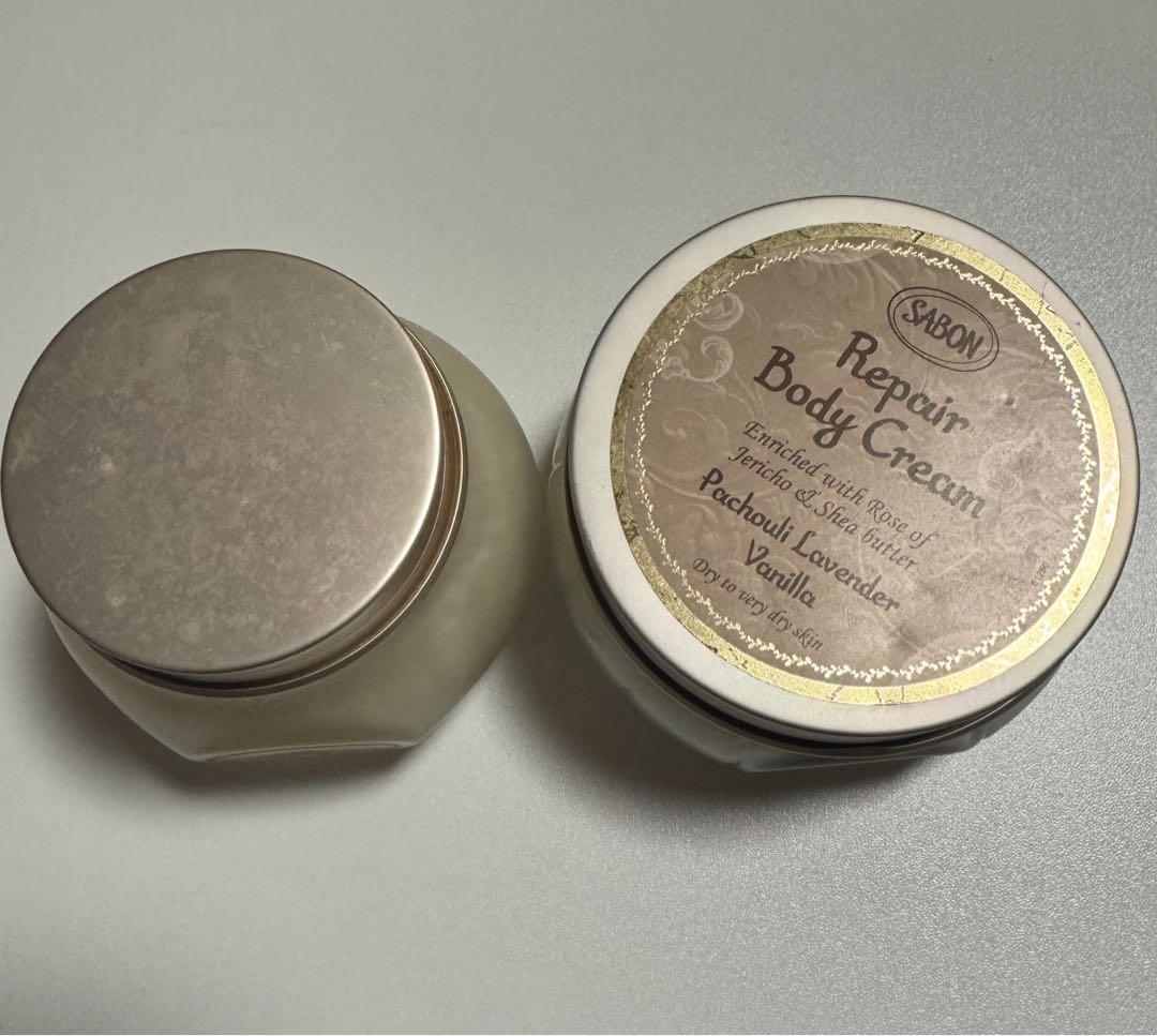 SABON ２個セット ボディクリーム パチュリ ラベンダー バニラ　ヘアマスク