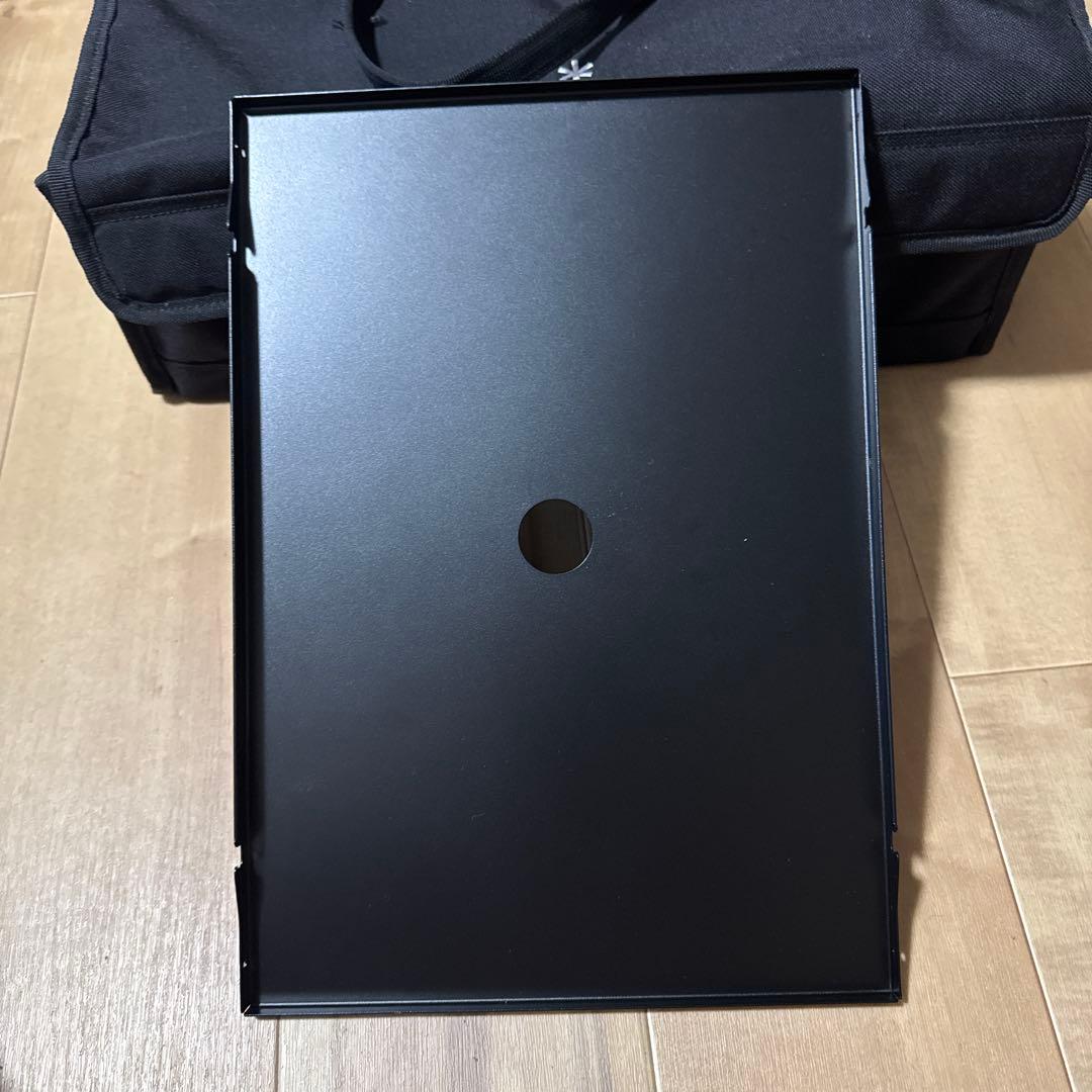 スノーピーク　ステンレストレー　ブラック