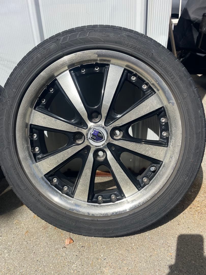 軽　アルミホイール　165/55/15 社外