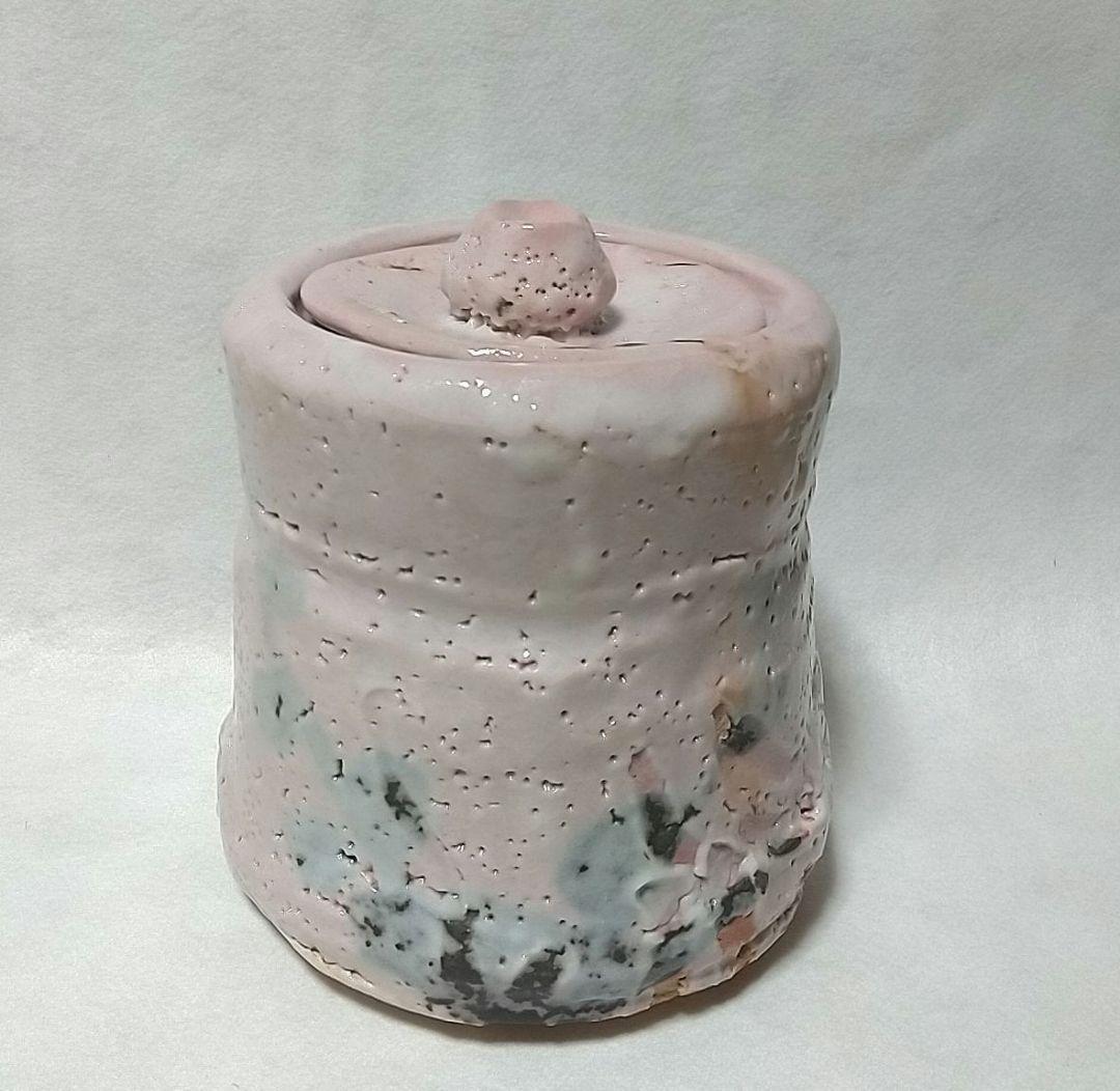 林正太郎 志野水指 共箱 共布 日本工芸会正会員 美濃焼