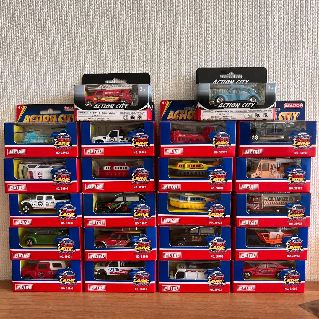 アクションシティ 22個セット ミニカー ACTION CITY NO38902