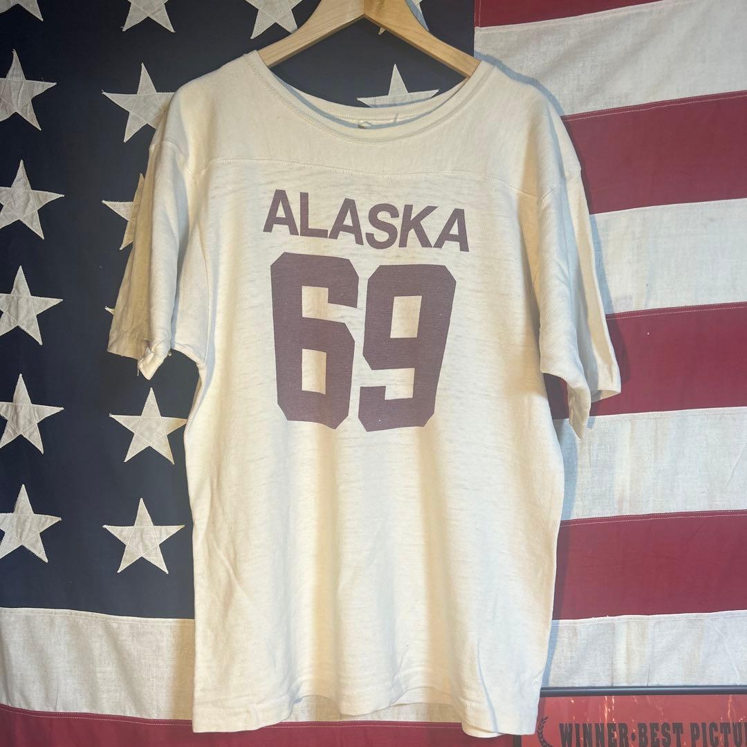 スペシャル‼️ 50s フットボールt 69 ALASKA シングルステッチ