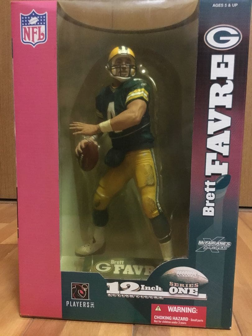 マクファーレン　12inch packers favre NFL ファーブ