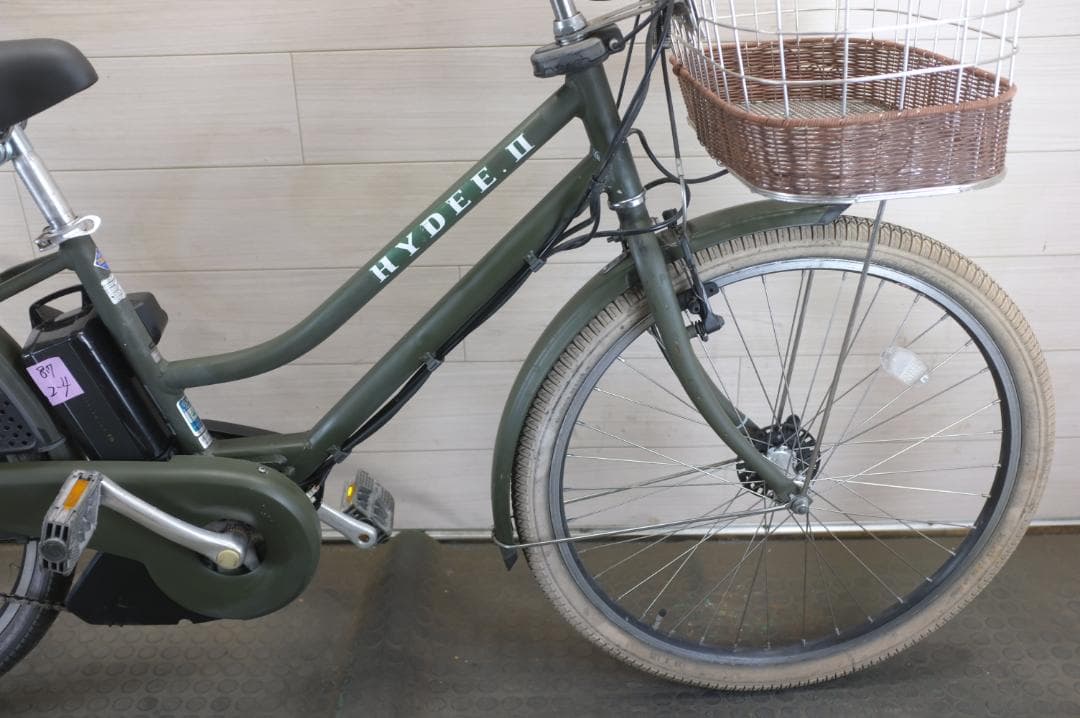 新基準　ブリヂストン製　HYDEE.２　26インチ3段　8.7Ah充電器あり