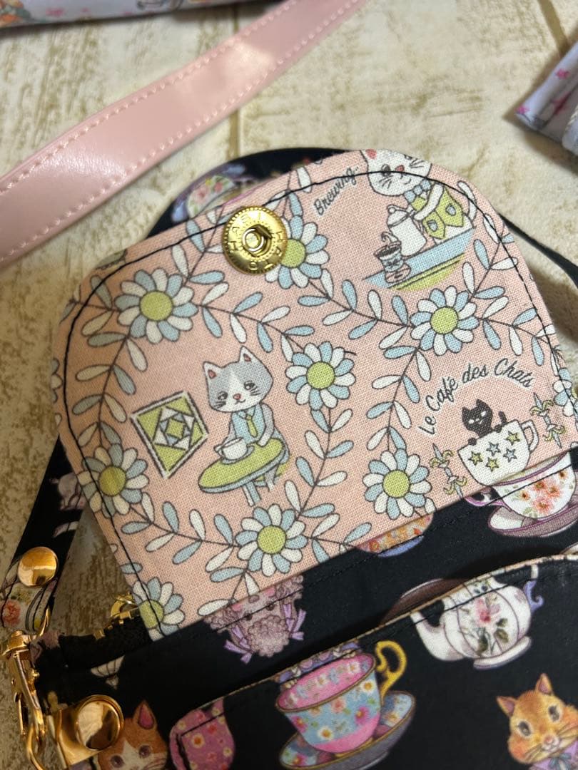 ゆきんこ様 アコーディオンお財布ショルダーバッグ ジョリーフルール