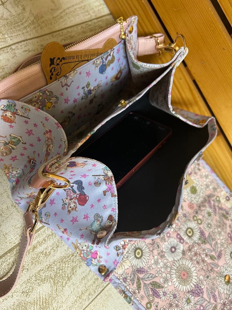 ゆきんこ様 アコーディオンお財布ショルダーバッグ ジョリーフルール