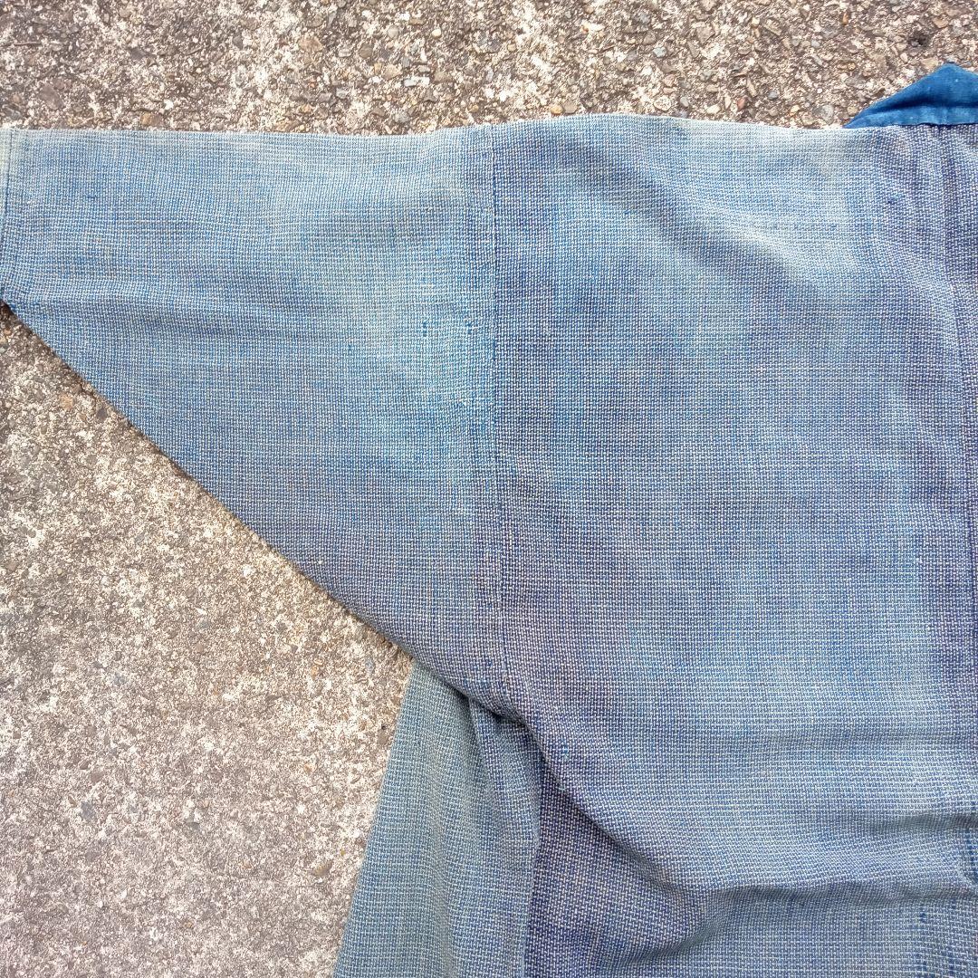 シンプル　野良着　襤褸　羽織　アンティーク